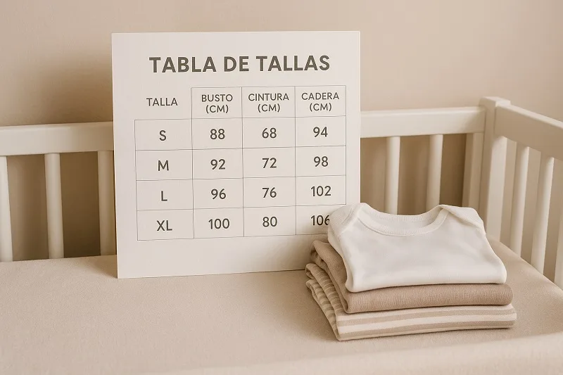 talla ropa recién nacido