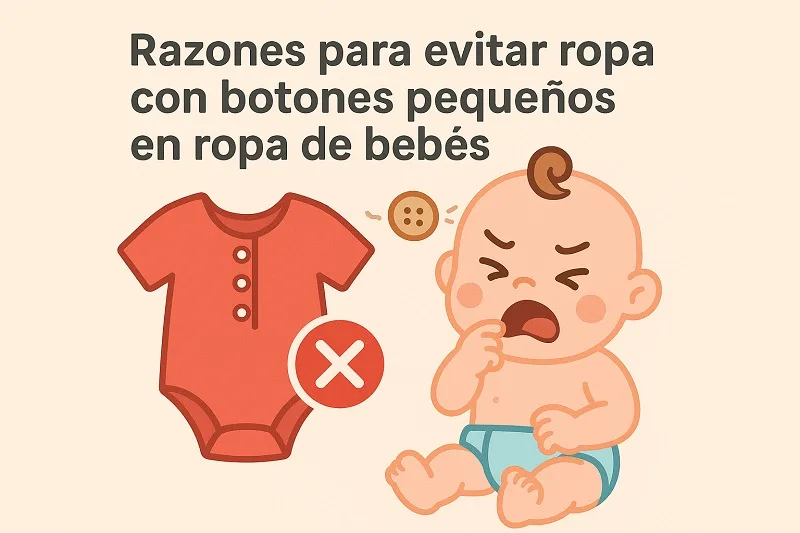 ropa con botones pequeños bebé