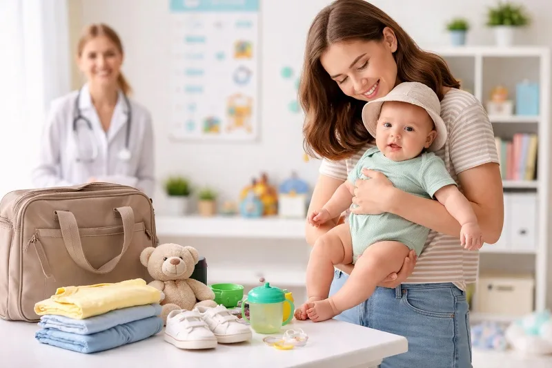 ropa para control médico bebé
