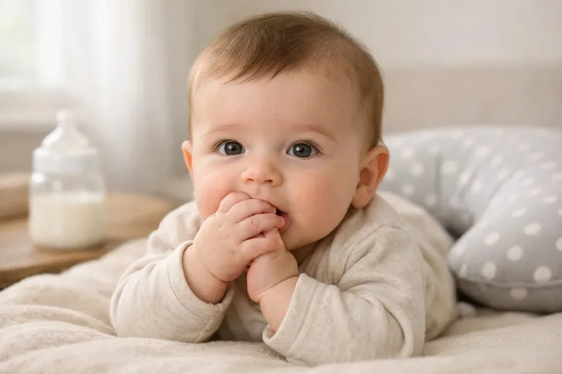 Señales de hambre en bebés pequeños