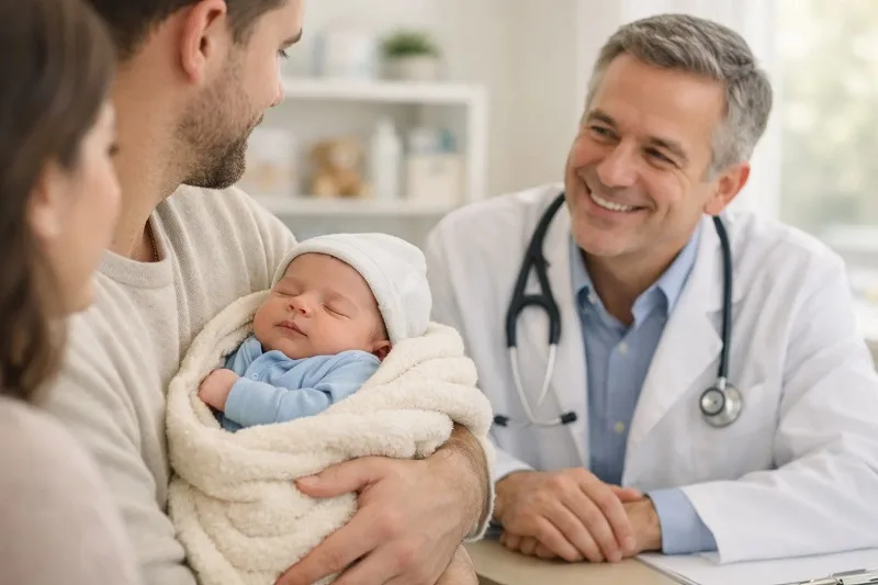 primeras visitas al pediatra del recién nacido